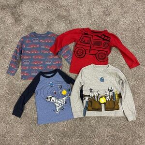 Bundle of 4 long sleeve boy tops Size 3T